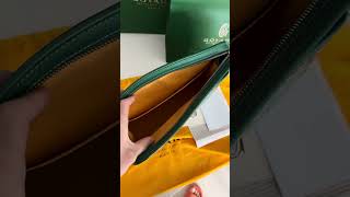 고야드 쥬방스 클러치백을 열어보자  그린 GM Lets open the GOYARD Jouvence Toiletry Bag  Green GM [upl. by Gladys929]