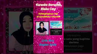 KARAOKE DUET quotHANYA SATUquot BERSAMA RIEKA CMZ dangdutkaraoke dangdutkoplo shorts [upl. by Ahsiuqel]