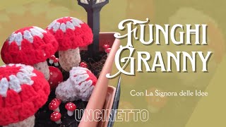 Decorazioni Funghi Crochet 💯 2 misure uncinettofacile uncinettocreativo [upl. by Enirok258]