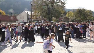 RTV Cetinje  Održana manifestacija quotNjeguška trpezaquot [upl. by Meghann952]