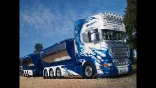 SCANIA R620 V8 AIRBRUSH TRUCK THURHAGEN AKERI SWEDEN [upl. by Eerhs736]