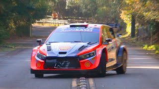 CRAZY Tire Warmup WRC Rally Japan 2024 4K 50fps [upl. by Vaas]