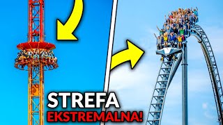 TEST STREFY EKSTREMALNEJ  Energylandia 2023 4K Hyperion Mayan Formuła Space Booster Speed [upl. by Pejsach]