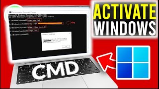 2024 How to Activate Windows 10 or 11 from Command Prompt [upl. by Euqinna]