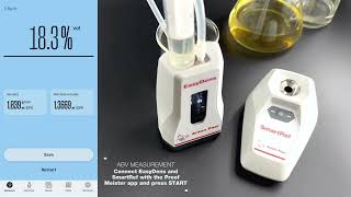 Determine the Alcohol Content of Liqueur with the EasyDens amp SmartRef Combo by Anton Paar [upl. by Dichy]