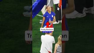 Trinity Rodman micd up for USWNTs sendoff to Paris 😂🎙️ HighlightHER [upl. by Nerraj321]