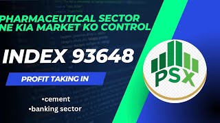 psxnews  pharmaceutical sector na keya market ko controlPSX made a new record breaking closing [upl. by Rosenkranz]