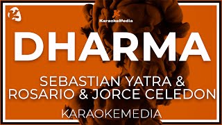 Sebastian Yatra amp Rosario amp Jorge Celedon  Dharma INSTRUMENTAL KARAOKE [upl. by Siradal785]