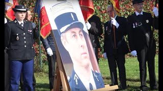 Les Herbiers rend hommage au Colonel Beltrame [upl. by Euqinimod417]