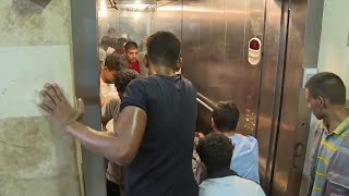 At least 17 bodies arrive at Khan Younis hospital after Israeli airstrike in designated ‘safe zone’ [upl. by Eras658]