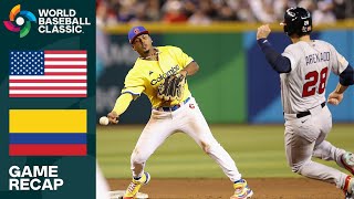 United States vs Colombia Game Highlights  2023 World Baseball Classic [upl. by Dowling42]