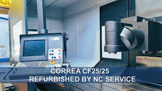 CORREA CF2525 milling machine refurbished by NC Service [upl. by Ylebmik]