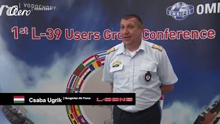 L39NG REFERENCE HUN Hungarian Air Force brig gen Csaba Ugrik [upl. by Waki]