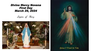 Divine Mercy Novena  First Day  Good Friday March 29 2024 3pm [upl. by Nnylram]