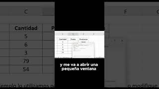 ¡Configura la validación de datos en Excel de manera sencilla tutorial validacióndedatos [upl. by Kera154]