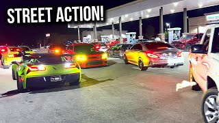 Street Racers SHUT DOWN the Gas Station [upl. by Imotih]