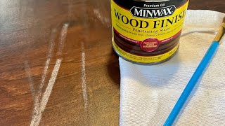 How To Fix Scratches In Laminate Wood Floors  in less than 10 minutes MinwaxUSA [upl. by Nelav]