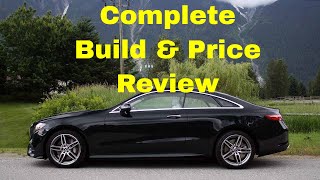 2018 Mercedes Benz E 400 4MATIC Coupe wAMG Line  Build amp Price Review  Download Build Sumamry [upl. by Puto]