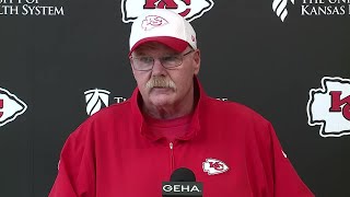 Chiefs HC Andy Reid says everybody will practice Wednesday [upl. by Larisa]