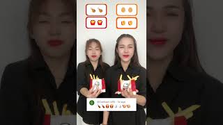 Eat food on demand 🍗🍟🥚🍤 mukbang chicken food funny shorts [upl. by Bernita673]