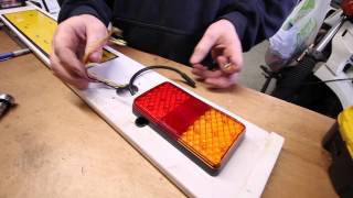 How To Wire LED Trailer Lights [upl. by Yeroc982]