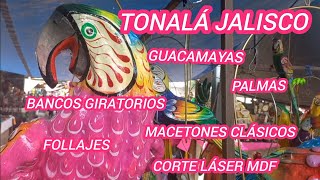 TONALÁ JALISCO JUEVES DE TIANGUIS LA FERIA  GUACAMAYAS BANCOS GIRATORIOS FLAMINGOS Y ALGO MÁS [upl. by Katleen]