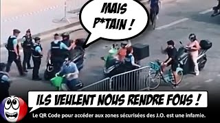 quotTirezmoi dessus BORDEL quot Le QR Code des JO rend FOU un parisien en scooter [upl. by Dahle71]