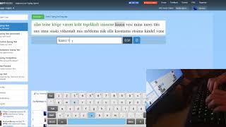 10FastFingers  Estonian 153 WPM Typing Test Eesti [upl. by Gordy437]