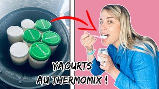 Je vous montre comment faire vos Yaourts maison au THERMOMIX  48 [upl. by Akahc]