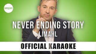 Limahl  Never Ending Story Official Karaoke Instrumental  SongJam [upl. by Eiramanitsirhc]