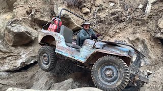 Bam Bam the MB and Grampas Jeep the CJ2a on Colorados 21 Road [upl. by Gnik]