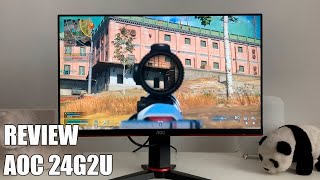 Reseña AOC 24G2U  Nuevo Monitor Gaming 144Hz [upl. by Giddings531]