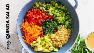 Easy Quinoa Salad [upl. by Valentino]