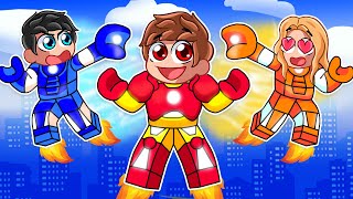 Me Convertí en IRON MAN en Roblox [upl. by Gerkman]