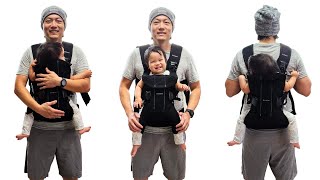 Step By Step How To Use BabyBjörn Baby Carrier One [upl. by Erual]