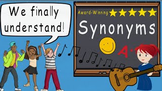 Synonym Symphony A Song That Teaches Synonyms by Melissa  Award Winning Educational Song Video [upl. by Enelyar]