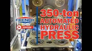 Hydraulic Press  Automated 350ton  French Oil Mill Machinery Co [upl. by Timon]