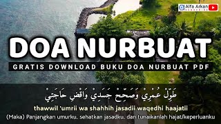 DOA NURBUAT 2 JAM  gratis download buku pdf doa nurbuat teks arab latin arti huruf besar [upl. by Anairol]