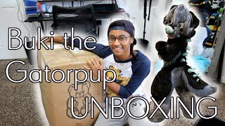 NEW FURSUIT  Buki the Gatorpup Unboxing [upl. by Naanac]