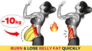 To Lose Belly Fat TOP Exercises➜30 Minute STANDING Workout  Lose That STUBBORN BELLY FAT in 2 Weeks [upl. by Hampton]