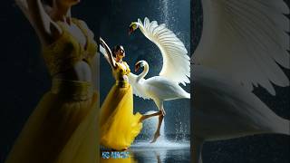 The girl transformed into a swan on AGT americagottalent agt talent [upl. by Flem]