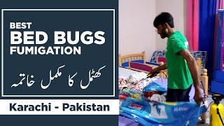 Bed Bugs Fumigation in Karachi  100 Guarantee [upl. by Nabatse]