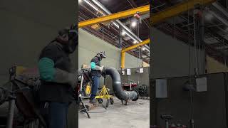 Too heavy to roll welding millerwelders pipeworx [upl. by Yuhas]