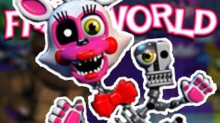 Need More Firepower Ep 17  FNaF World  RANDOM Fixed Party Hard Mode [upl. by Adriene981]