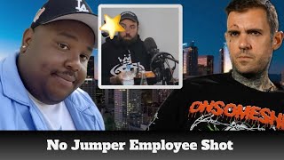 No Jumper’s Adam22 Trying To Cover Up Employee Dejon Being Shot 🏀😧 [upl. by Abbott]