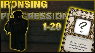 IRONSING KNIGHT Progression 120 Legendary Bell  Deepwoken [upl. by Edylc]