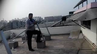 150 Kw Solar system At Fatima Hospital Lucknow 712017 [upl. by Feola]