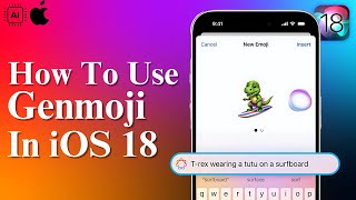 How To Make Ai Emojis in iOS 18 Genmoji Guide [upl. by Anibas]