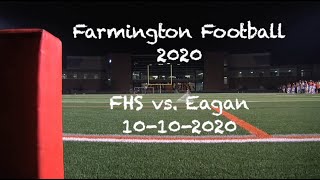 Farmington MN HS football vs Eagan 1092020 [upl. by Nylesoy]