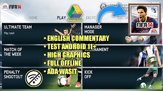 FIFA 14 Original Android Gameplay  Tersedia Data Komentator [upl. by Player902]